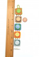 Vibrant Vintage Button Bracelet